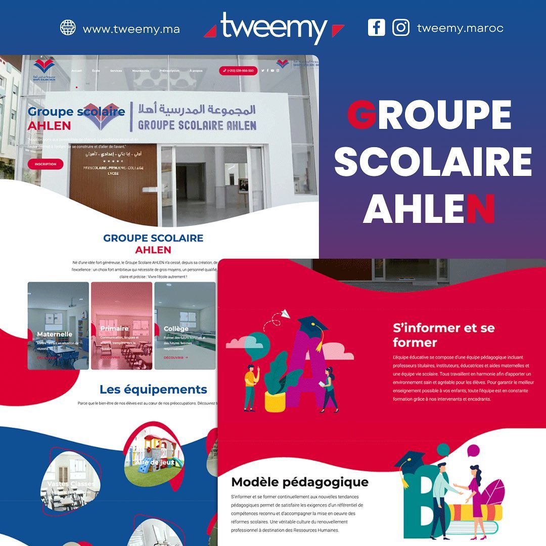 Groupe Scolaire Ahlen — projet Tweemy