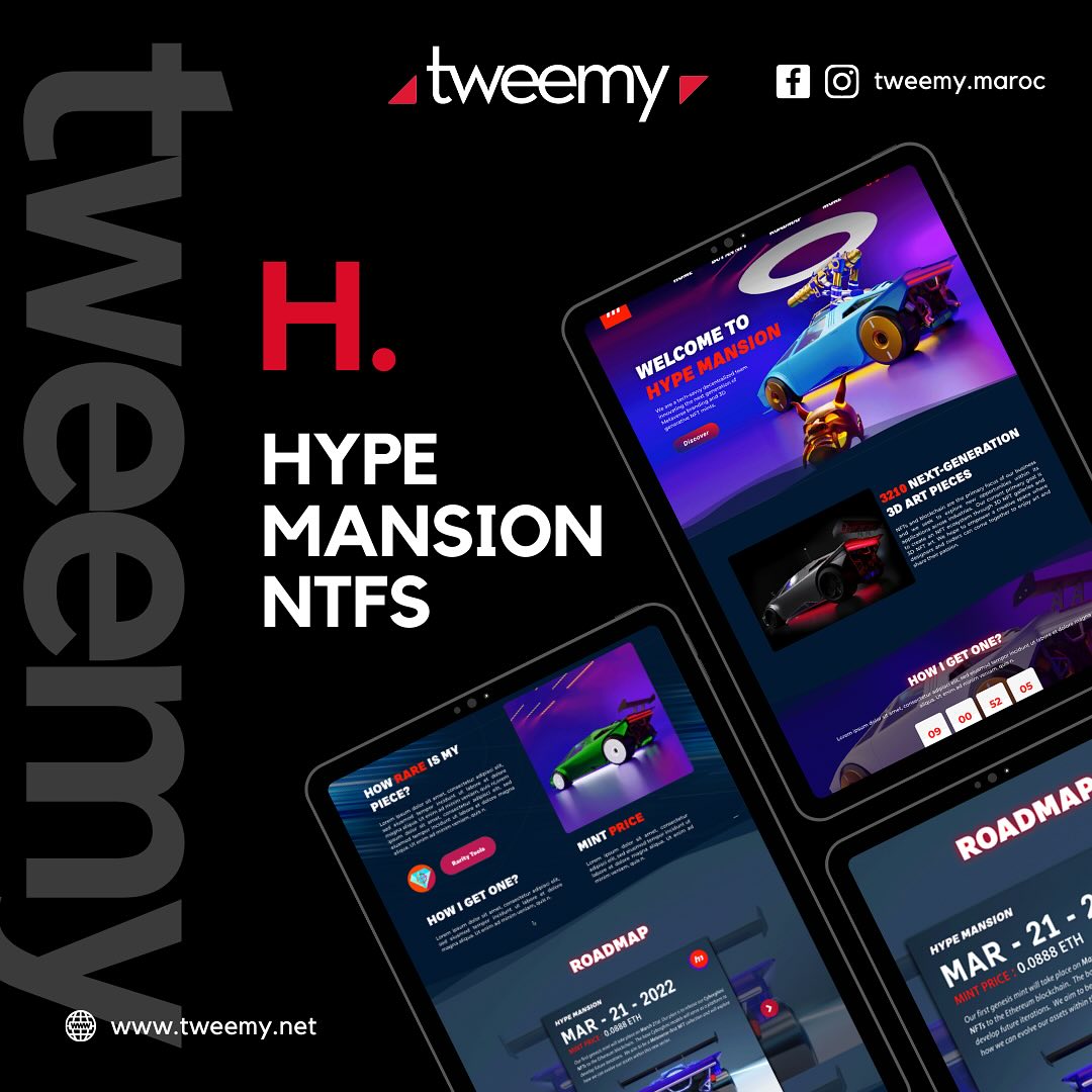 Hype Mansion NFTs — projet Tweemy