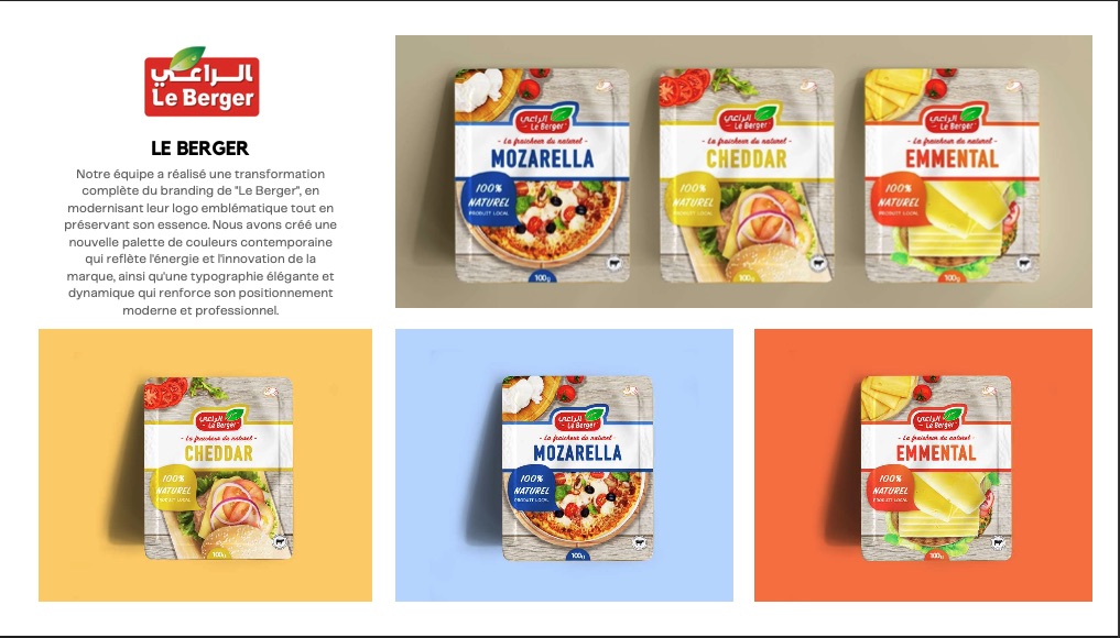 Le Berger — déclinaison packaging sur la gamme