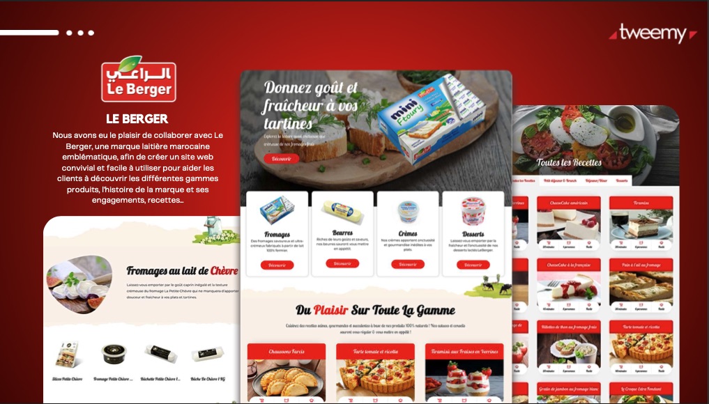 Le Berger — site web par Tweemy