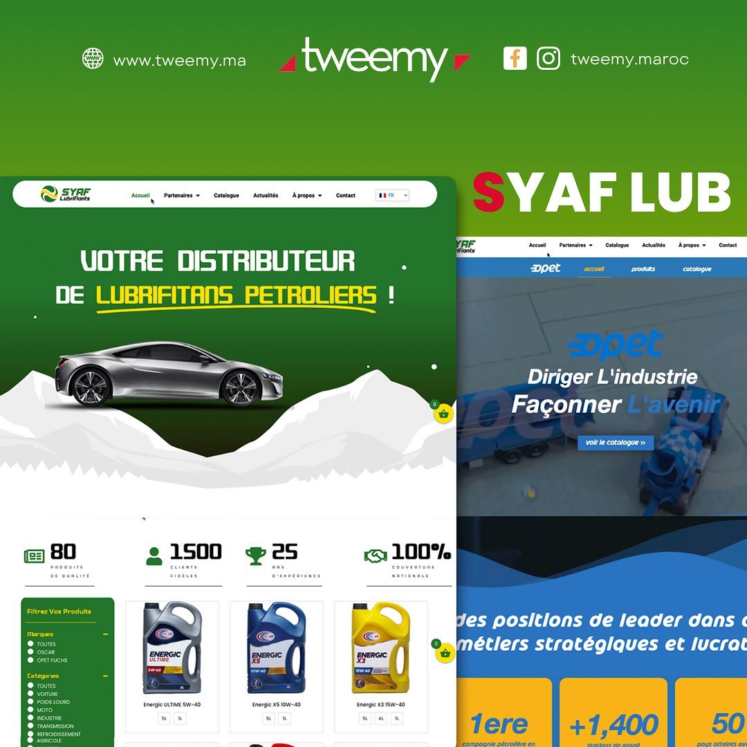 SYAF Lubrifiants — projet Tweemy